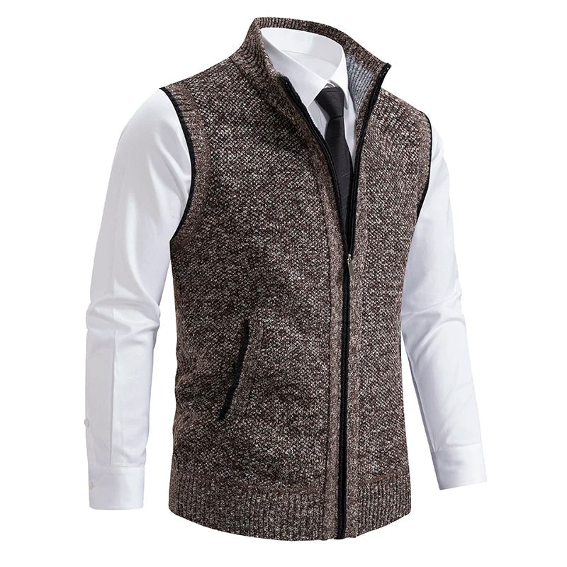 Zylen | Men’s Wool-Blend Knit Vest
