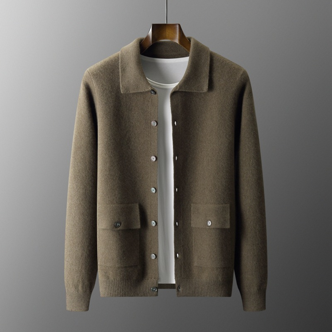 Ruvianne | Women’s Pure Cashmere Knit Cardigan