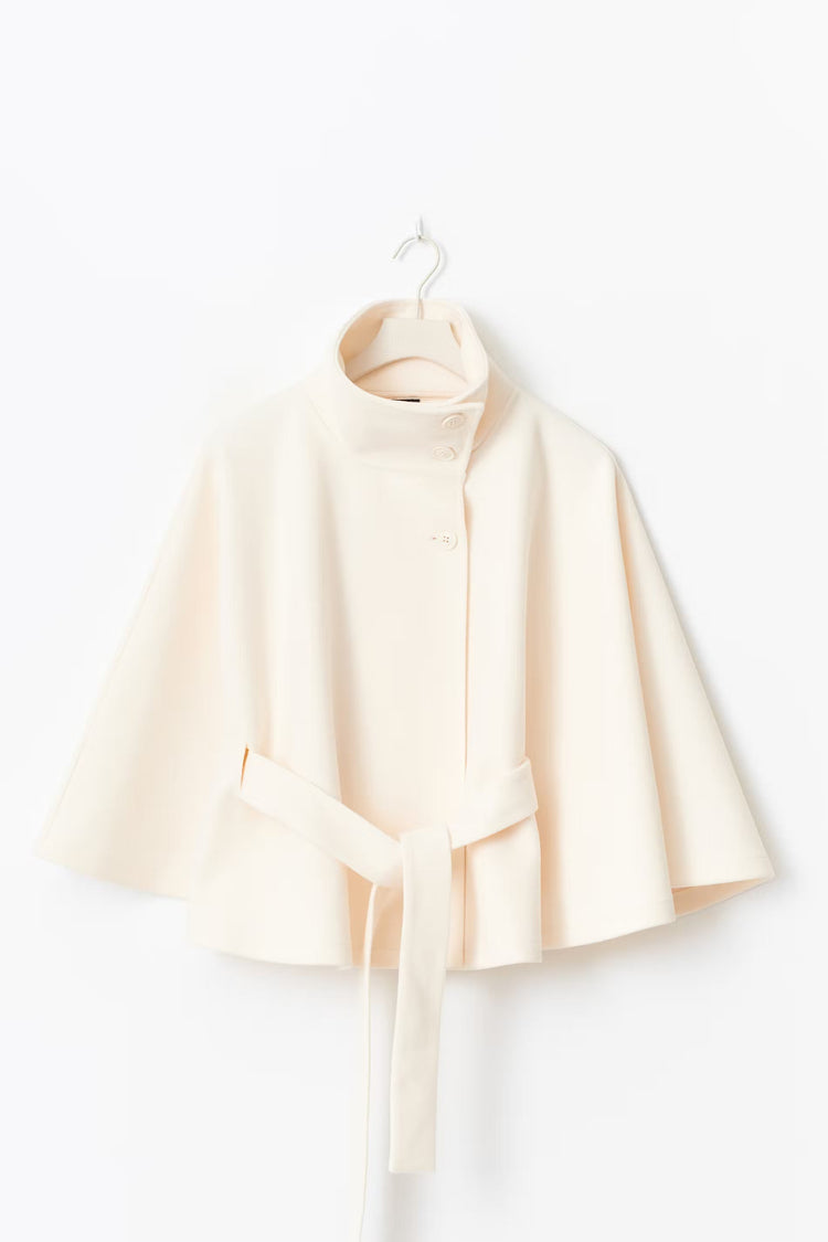 Aurora Wrap | Women’s Belted High-Neck Coat