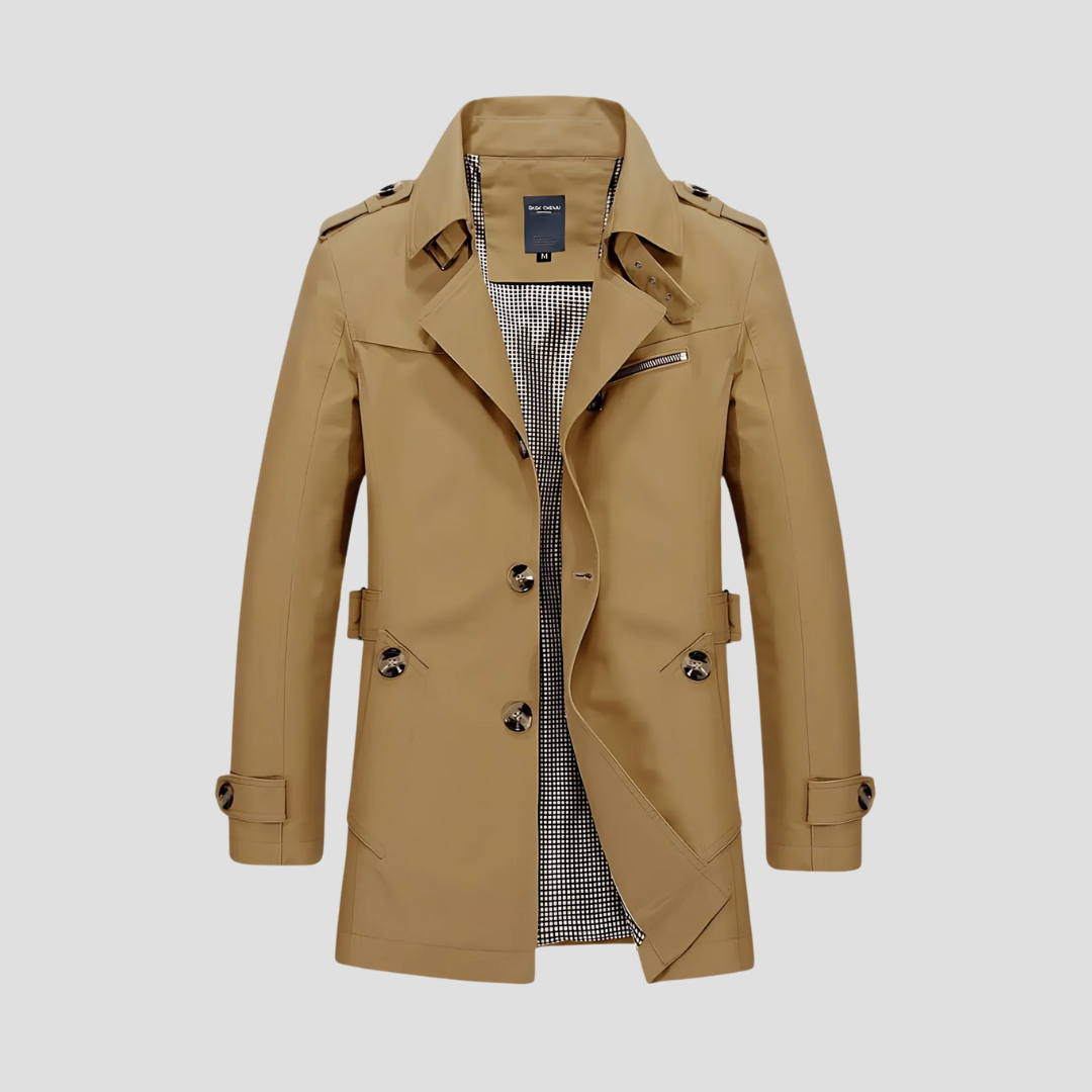 Harrowen | Men’s Classic Cotton Trench Coat