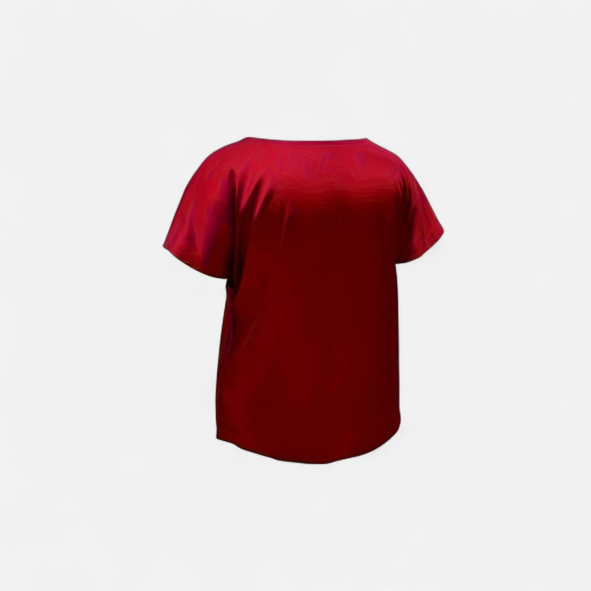 Quelloria | Women’s Satin Blouse – Short Sleeve Classic