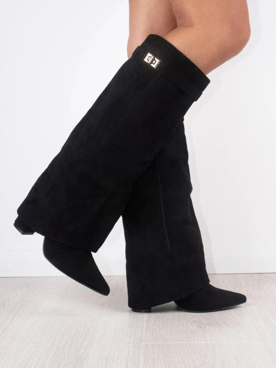 Nyla | Women’s Knee High Flared Boots