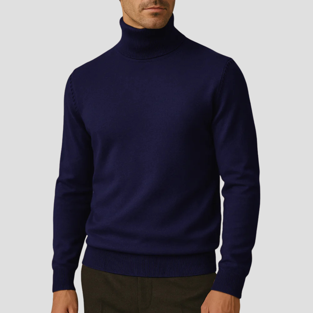 Harlowe | Men’s Slim-Fit Turtleneck Knitted Jumper