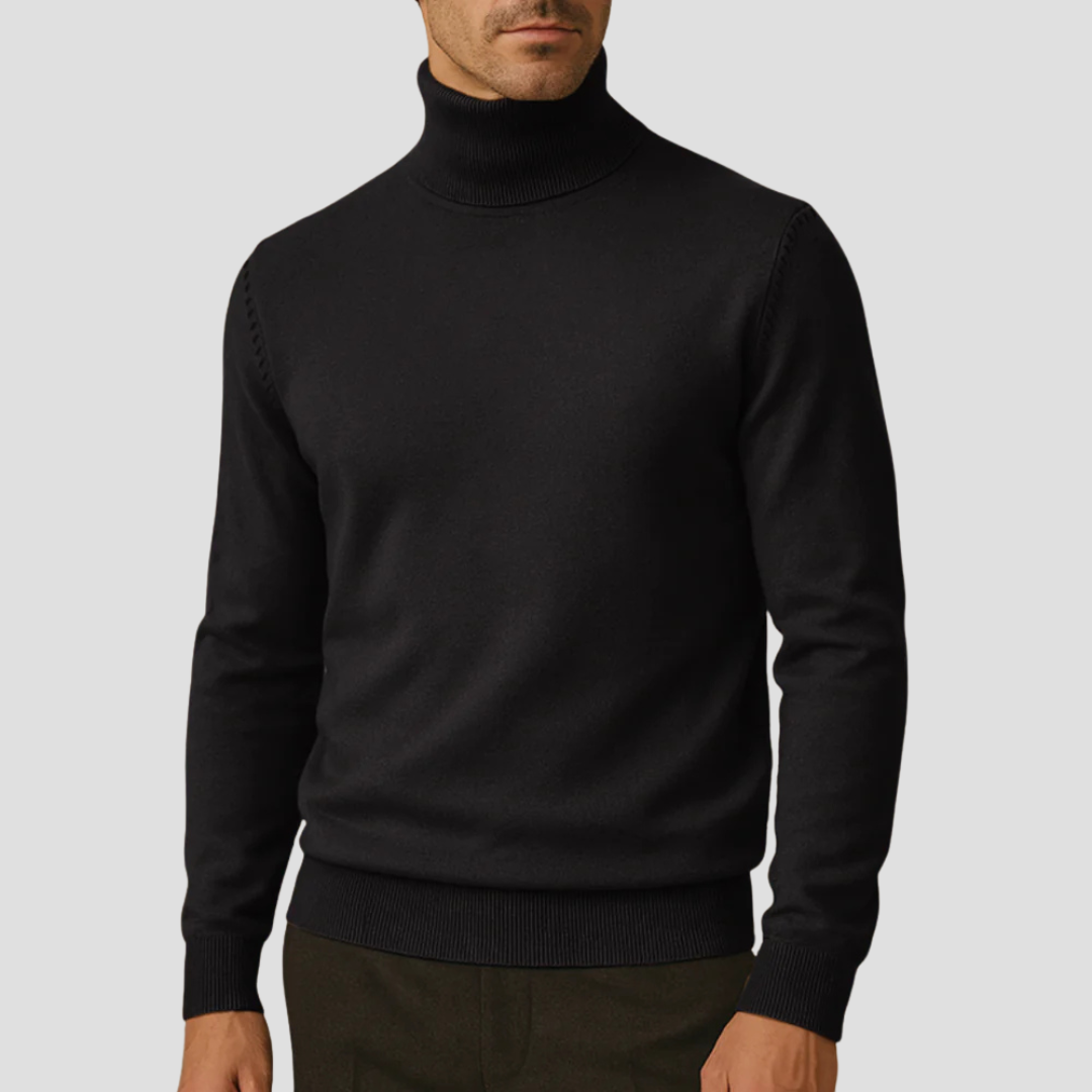 Harlowe | Men’s Slim-Fit Turtleneck Knitted Jumper