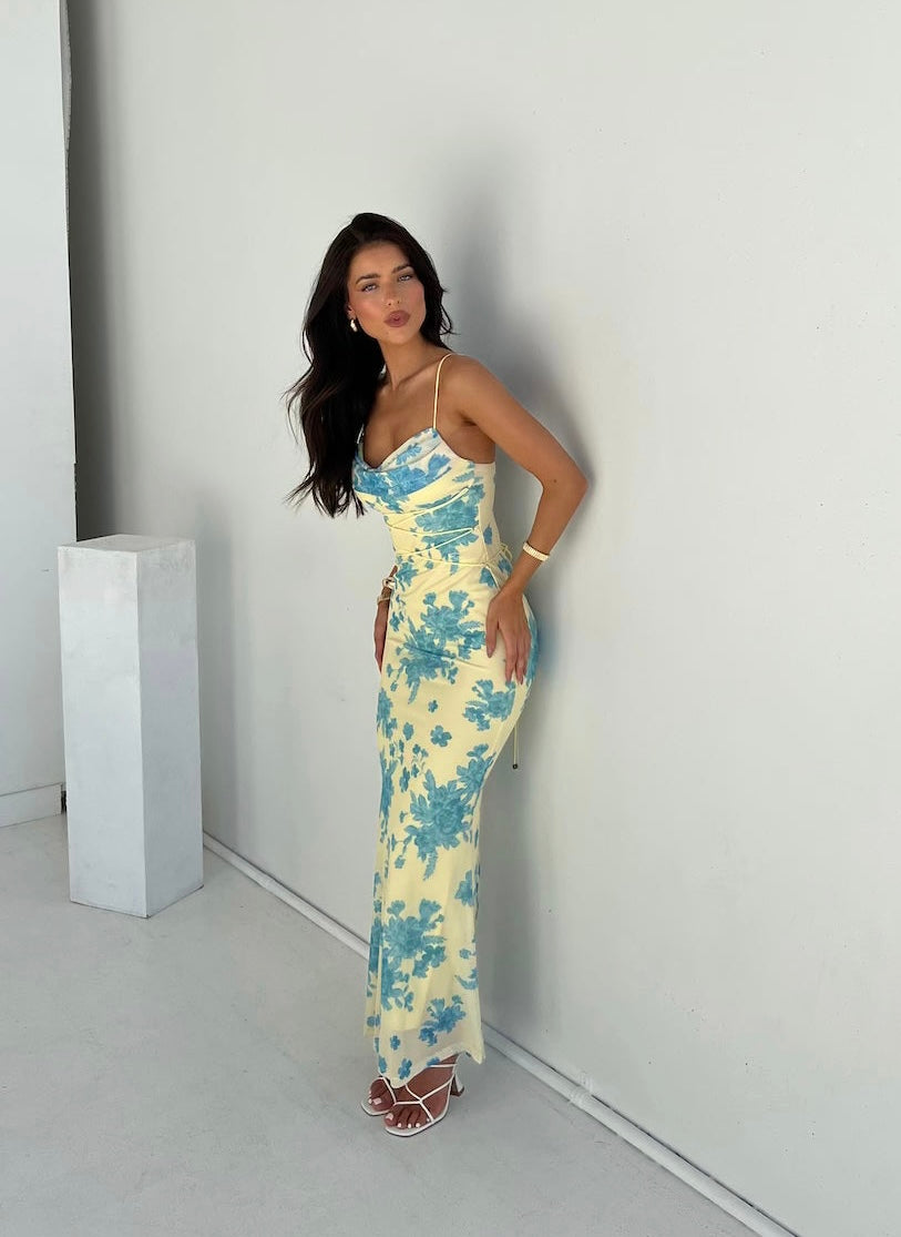 Sheila | Women’s Sleeveless Floral Maxi Dress