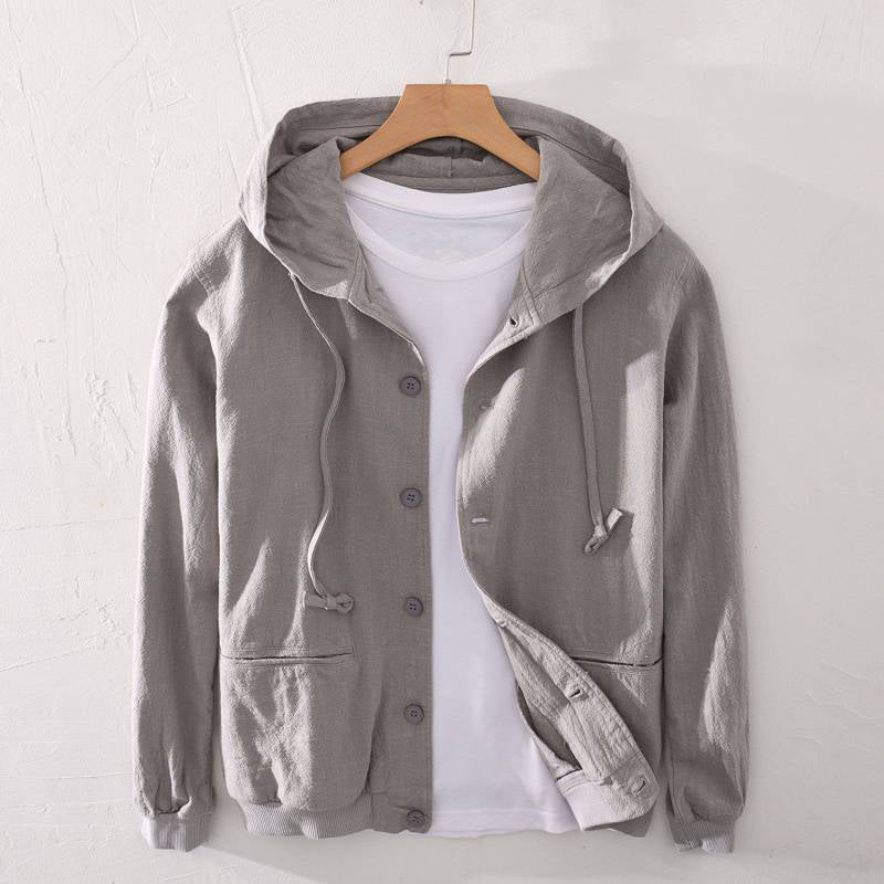 Adam | Men’s Cotton-Blend Hooded Jacket