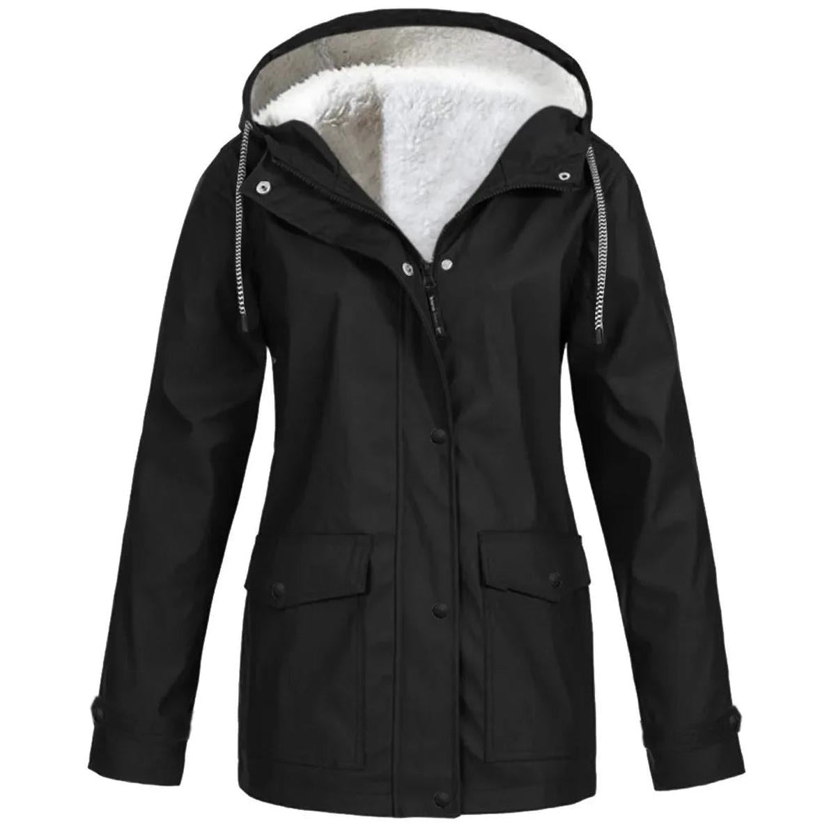 Arden | Waterproof Hooded Fleece-Lined Jacket