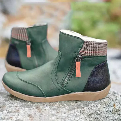Elara | Women’s Waterproof Orthopedic Leather Boots