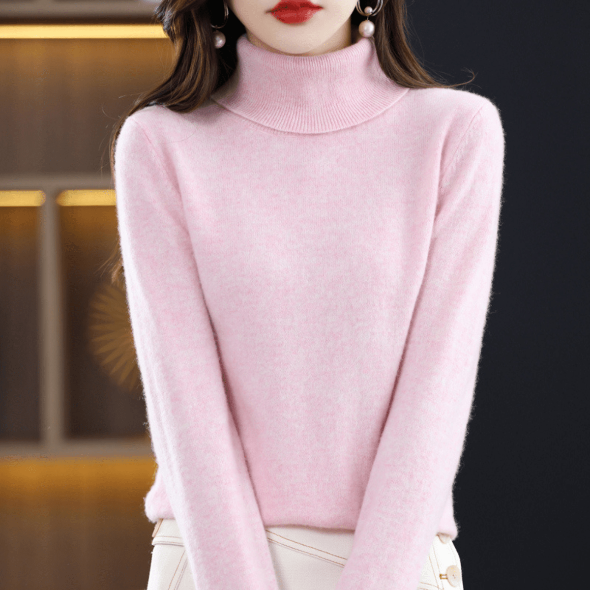 Colette | Women’s Luxury Cashmere Turtleneck Sweater