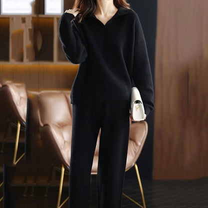 Merayne | Women’s 100% Cashmere Two-Piece Set