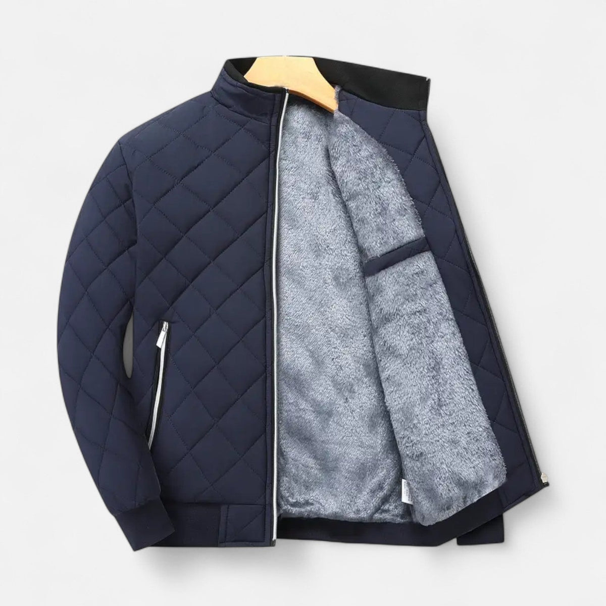 Jalcon | Men’s Quilted Fleece-Lined Jacket