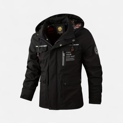 Ravexon | Men’s Hooded Windbreaker – Lightweight Outdoor Jacket