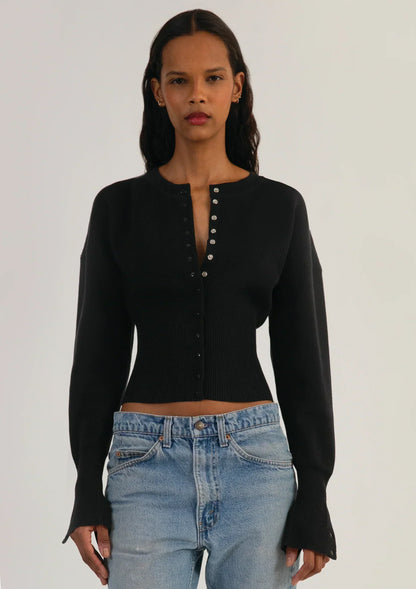 Mara | Women’s Cropped Button-Up Cardigan